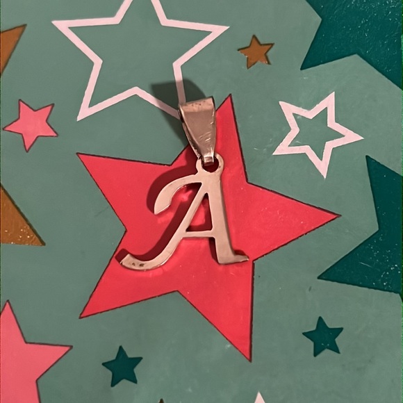NWOT | Metal Pendant | Letter ‘A’ - Picture 3 of 5